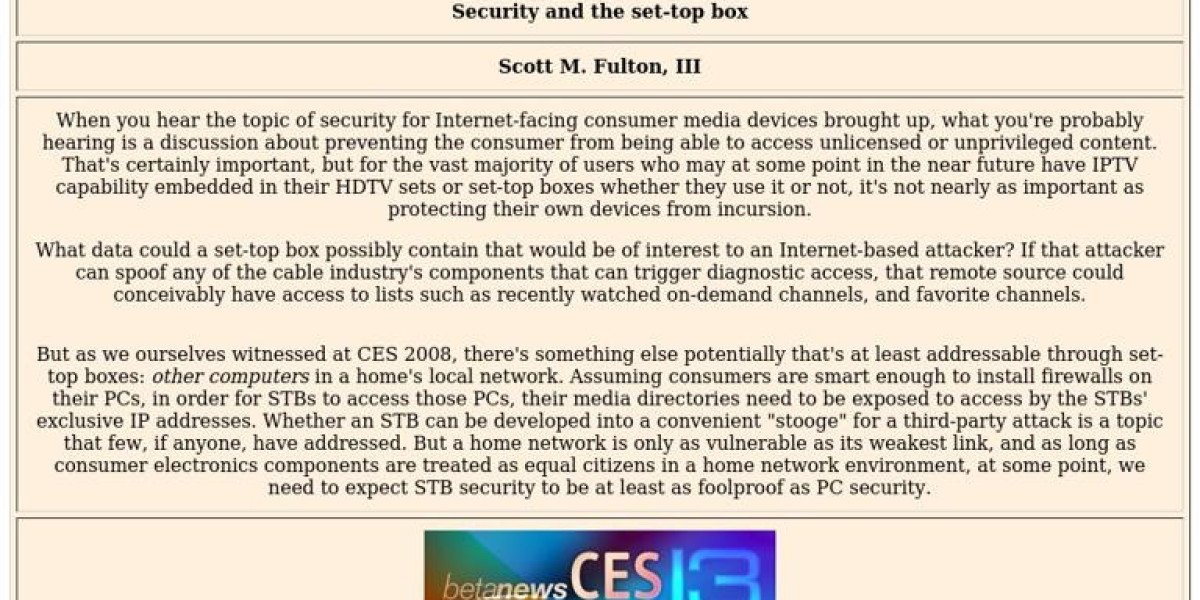 Consumer Device Security: Why Expo Gadgets Aren't Enough